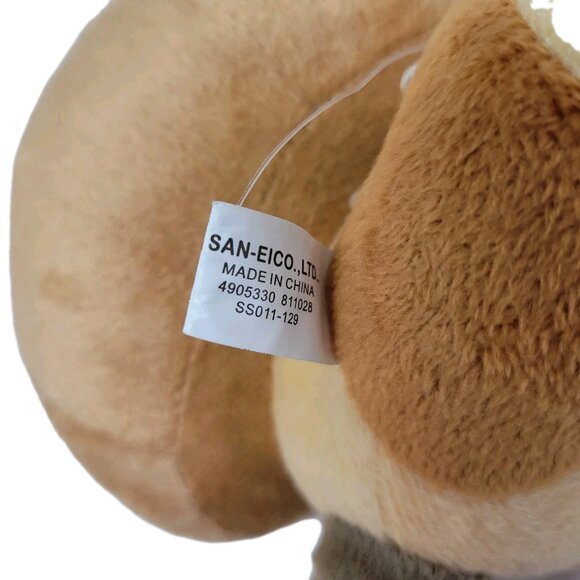 Super Mario Goomba Racoon Tail Tanooki Plush San-ei Japan NWT New With Tags 6" - Picture 6 of 10